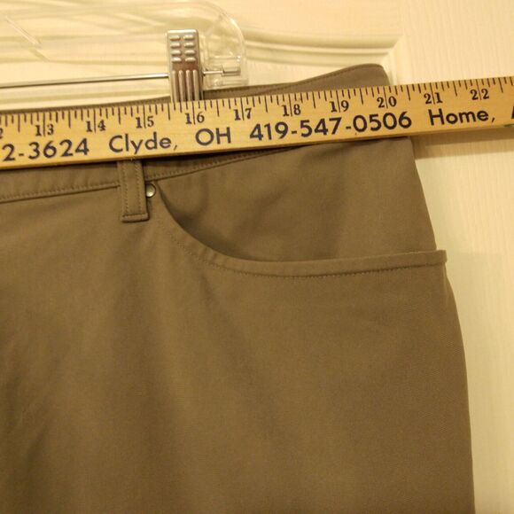 Lululemon ABC pants mens 40 40x31 gray performance strtch straight leg - Picture 4 of 8